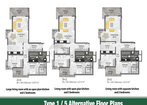 خيارات متنوعة من الشقق ضمن مجمع سكني حديث في اوبا / الانيا 