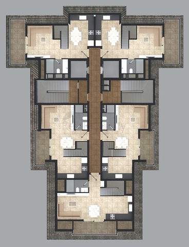 مجمع سكني حديث يضم شقق غرفة وصالة باسعار مناسبة في افسلار / الانيا 