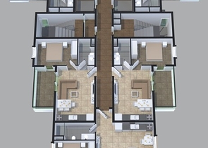 مجمع سكني حديث يضم شقق غرفة وصالة باسعار مناسبة في افسلار / الانيا 