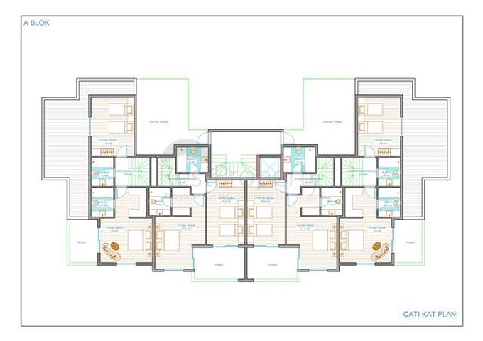 شقق جديدة للبيع في كونيالتي / انطاليا 