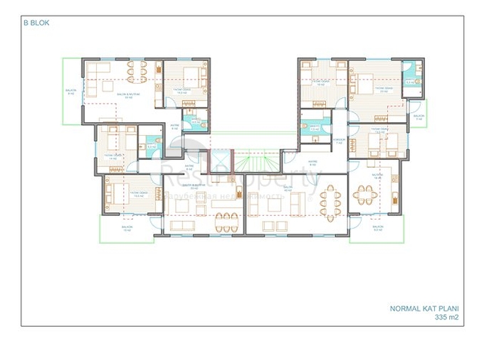 شقق جديدة للبيع في كونيالتي / انطاليا 
