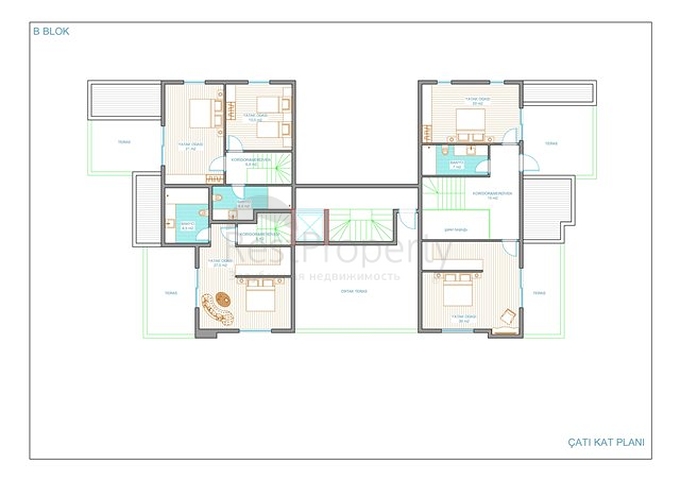 شقق جديدة للبيع في كونيالتي / انطاليا 