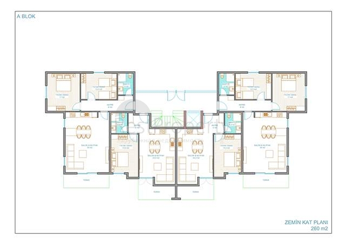 شقق جديدة للبيع في كونيالتي / انطاليا 