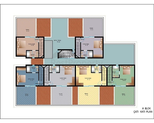 شقق للبيع ضمن مجمع استثماري فاخر في انطاليا 