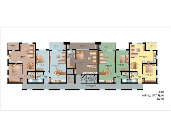 شقق للبيع ضمن مجمع استثماري فاخر في انطاليا 