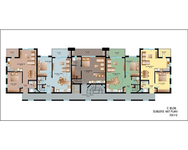 شقق للبيع ضمن مجمع استثماري فاخر في انطاليا 