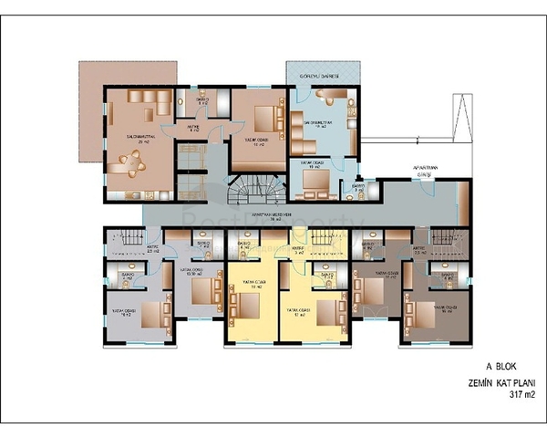شقق للبيع ضمن مجمع استثماري فاخر في انطاليا 