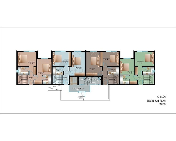 شقق للبيع ضمن مجمع استثماري فاخر في انطاليا 
