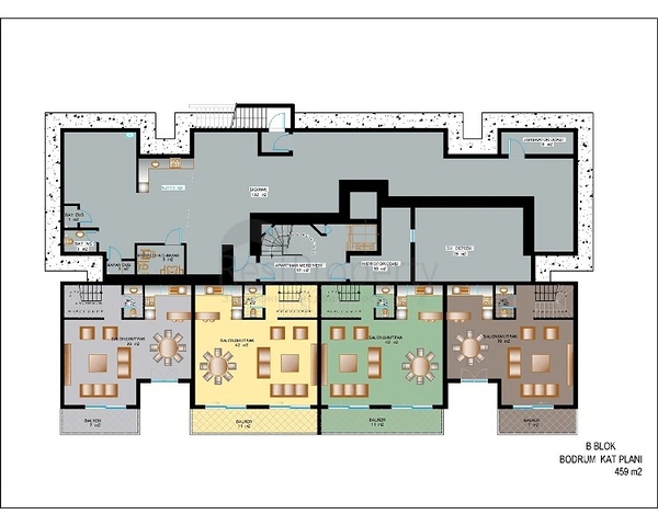 شقق للبيع ضمن مجمع استثماري فاخر في انطاليا 