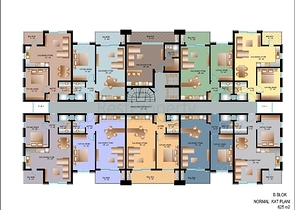 شقق للبيع ضمن مجمع استثماري فاخر في انطاليا 