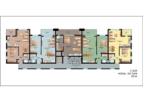 شقق للبيع ضمن مجمع استثماري فاخر في انطاليا 
