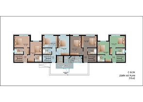 شقق للبيع ضمن مجمع استثماري فاخر في انطاليا 