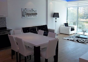 شقق بمساحات مختلفة على ضفاف النهر في كيستيل / ألانيا 