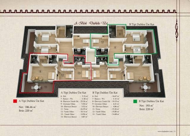 مجمع فاخر بشقق عصرية للبيع في جيكجيللي / الانيا 