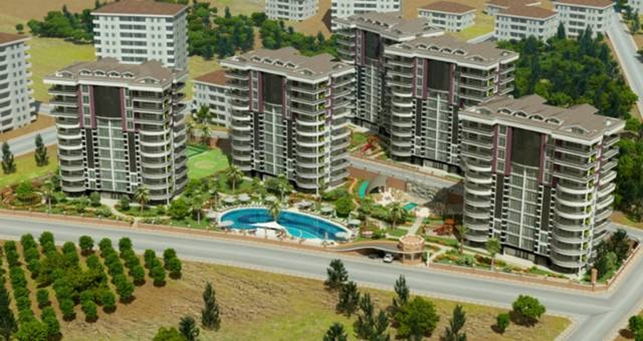 مجمع فاخر بشقق عصرية للبيع في جيكجيللي / الانيا 