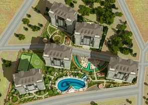 مجمع فاخر بشقق عصرية للبيع في جيكجيللي / الانيا 