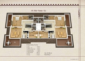 مجمع فاخر بشقق عصرية للبيع في جيكجيللي / الانيا 