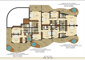 شقق بمساحات مختلفة في أوبا على البحر مباشرة ً