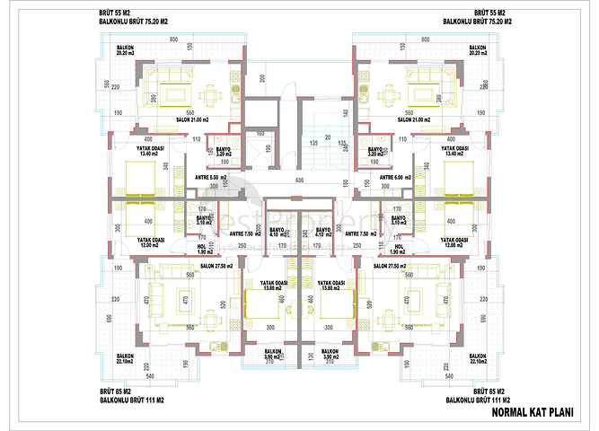 شقق فاخرة وبينت هاوس للبيع في ماهموت لار  