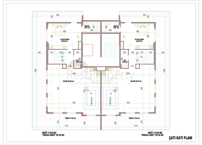 شقق فاخرة وبينت هاوس للبيع في ماهموت لار  