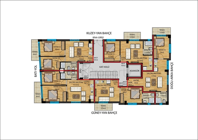 مشروع استثماري بالقرب من شارع ايشكلار في انطاليا