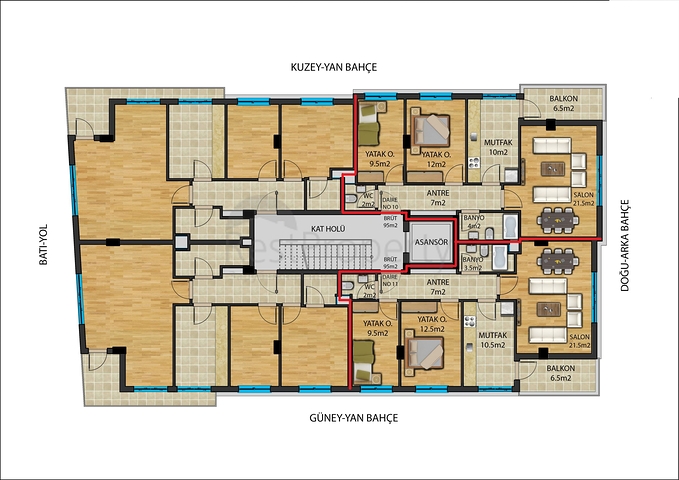 مشروع استثماري بالقرب من شارع ايشكلار في انطاليا