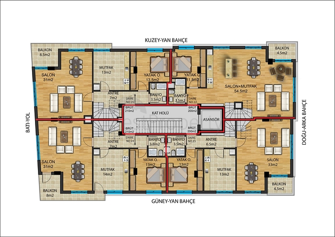 مشروع استثماري بالقرب من شارع ايشكلار في انطاليا