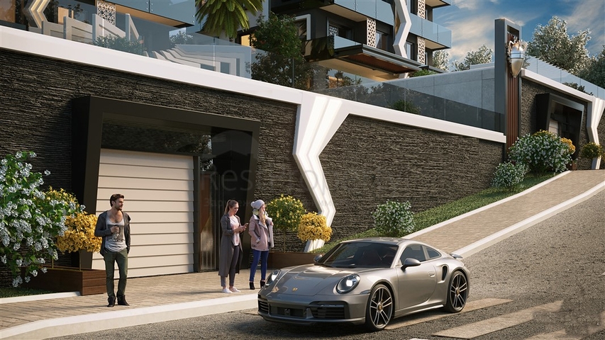 اطلالة بحر وقلعة - دوبلكس فاخرة 4 غرف وصالة - في مركز الانيا 