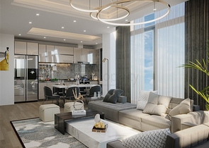 اطلالة بحر وقلعة - دوبلكس فاخرة 4 غرف وصالة - في مركز الانيا 