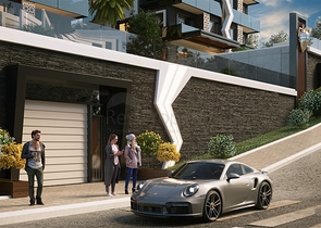 اطلالة بحر وقلعة - دوبلكس فاخرة 4 غرف وصالة - في مركز الانيا 