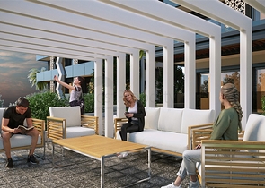 اطلالة بحر وقلعة - دوبلكس فاخرة 4 غرف وصالة - في مركز الانيا 