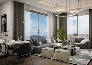 اطلالة بحر وقلعة - دوبلكس فاخرة 4 غرف وصالة - في مركز الانيا 