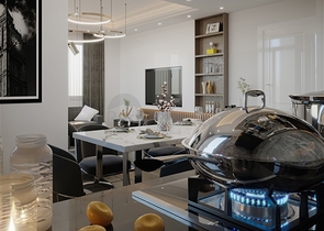 اطلالة بحر وقلعة - دوبلكس فاخرة 4 غرف وصالة - في مركز الانيا 