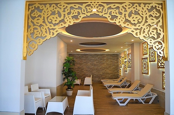 اطلالة بحر - دوبلكس 3 غرف وصالة - مؤثثة -مجمع فاخر -في كاستل / الانيا 