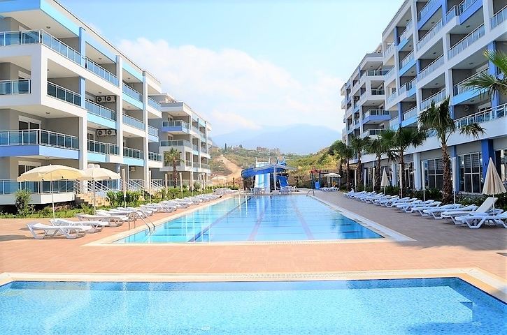 اطلالة بحر - دوبلكس 3 غرف وصالة - مؤثثة -مجمع فاخر -في كاستل / الانيا 