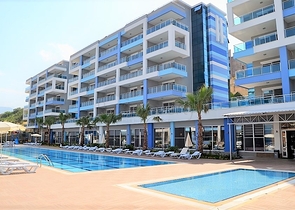 اطلالة بحر - دوبلكس 3 غرف وصالة - مؤثثة -مجمع فاخر -في كاستل / الانيا 