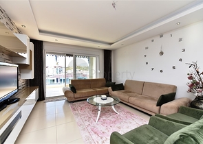 اطلالة بحر - دوبلكس 3 غرف وصالة - مؤثثة -مجمع فاخر -في كاستل / الانيا 