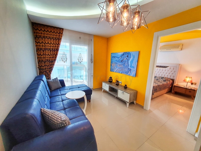 شقة غرفة وصالة - مؤثثة - في مهموتلار / الانيا 