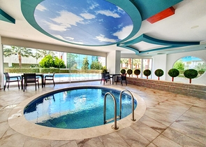 شقة غرفة وصالة - مؤثثة - في مهموتلار / الانيا 