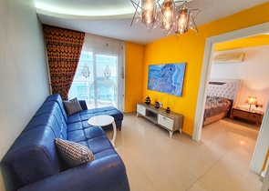 شقة غرفة وصالة - مؤثثة - في مهموتلار / الانيا 