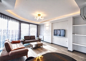 بنتهاوس 3 + 1 مع اثاث في مجمع 800 م عن البحر