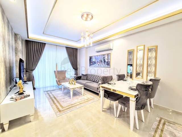 مجمع فاخر - شقق غرفتين وصالة - مفروشة - في مهموتلار / الانيا 