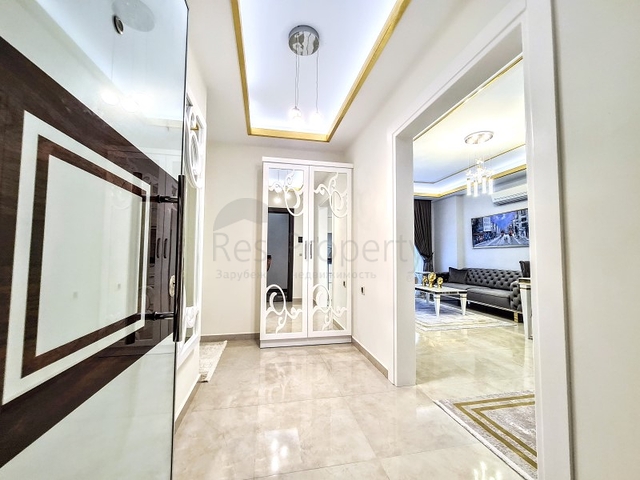 مجمع فاخر - شقق غرفتين وصالة - مفروشة - في مهموتلار / الانيا 