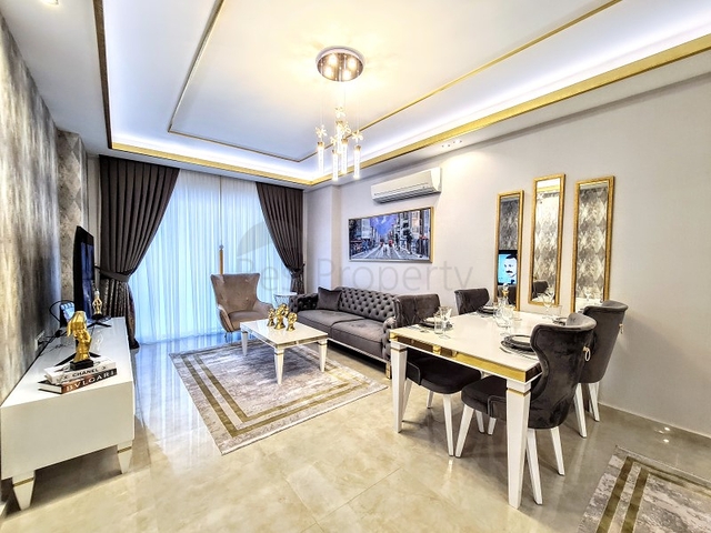 مجمع فاخر - شقق غرفتين وصالة - مفروشة - في مهموتلار / الانيا 