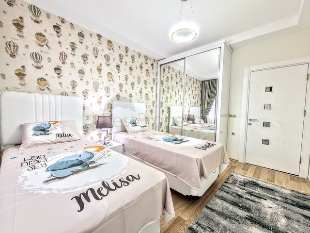 مجمع فاخر - شقق غرفتين وصالة - مفروشة - في مهموتلار / الانيا 