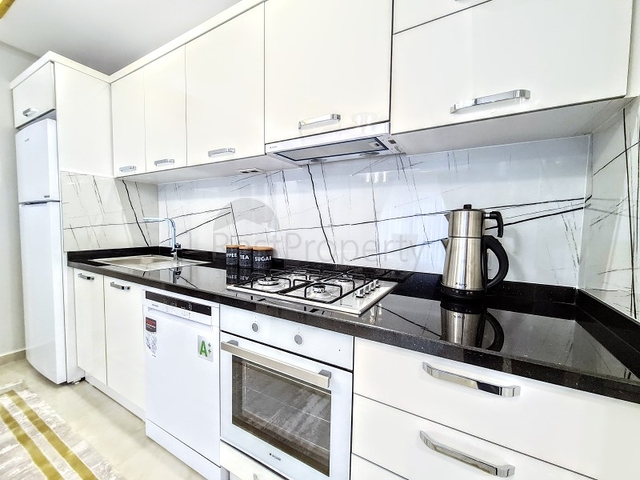 مجمع فاخر - شقق غرفتين وصالة - مفروشة - في مهموتلار / الانيا 