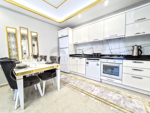 مجمع فاخر - شقق غرفتين وصالة - مفروشة - في مهموتلار / الانيا 