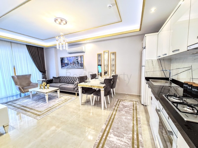 مجمع فاخر - شقق غرفتين وصالة - مفروشة - في مهموتلار / الانيا 