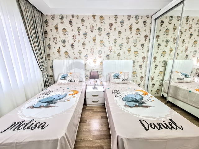 مجمع فاخر - شقق غرفتين وصالة - مفروشة - في مهموتلار / الانيا 