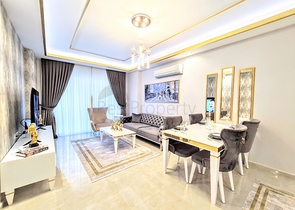 مجمع فاخر - شقق غرفتين وصالة - مفروشة - في مهموتلار / الانيا 